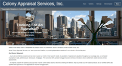 Desktop Screenshot of colonyappraisals.com